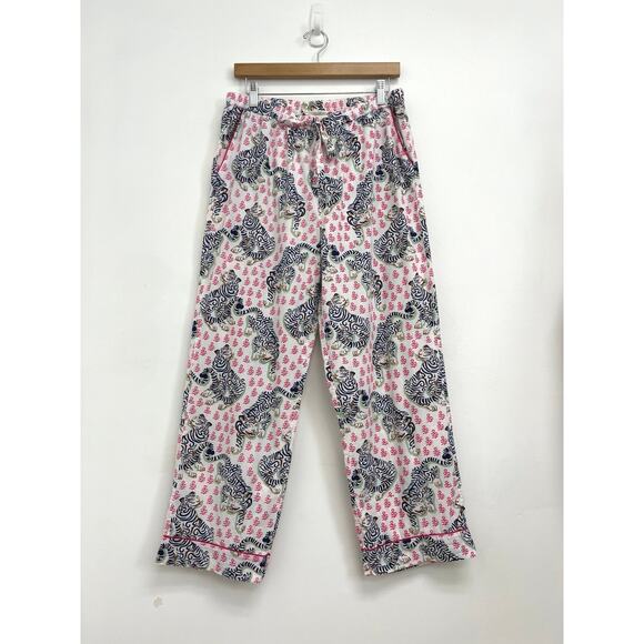 Printfresh Bagheera Tiger Queen Long Sleeve Pants Cotton Pajama Set - Medium - Picture 6 of 14